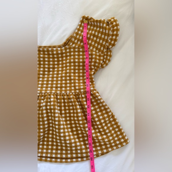 MADEWELL••Gingham Knit Ruffle Hem Top••XXS - Picture 7 of 7